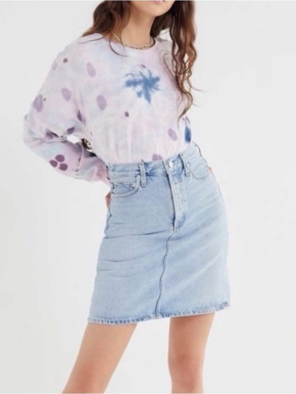 Agolde Iris Denim Skirt